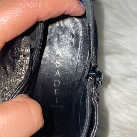Casadei Vinatge Suede Pointy Toe Booties - Picture 10 of 10